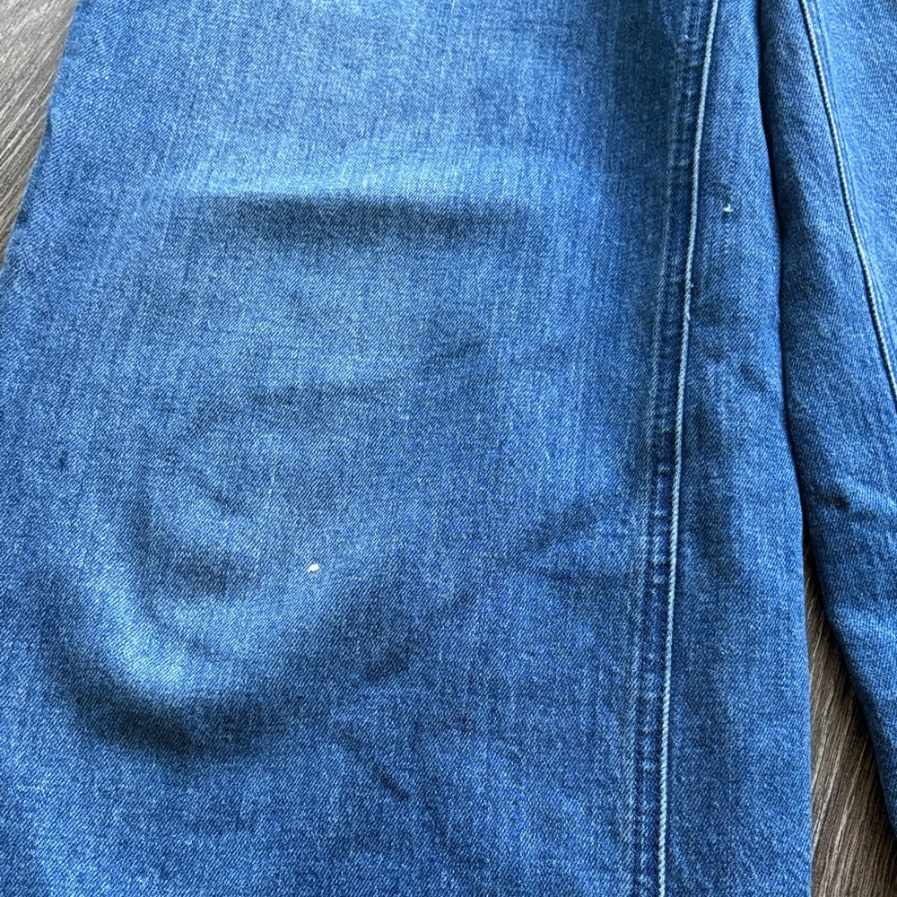 J. Crew Wide-Leg Crop Jeans in Medium Blue Denim - Picture 6 of 12